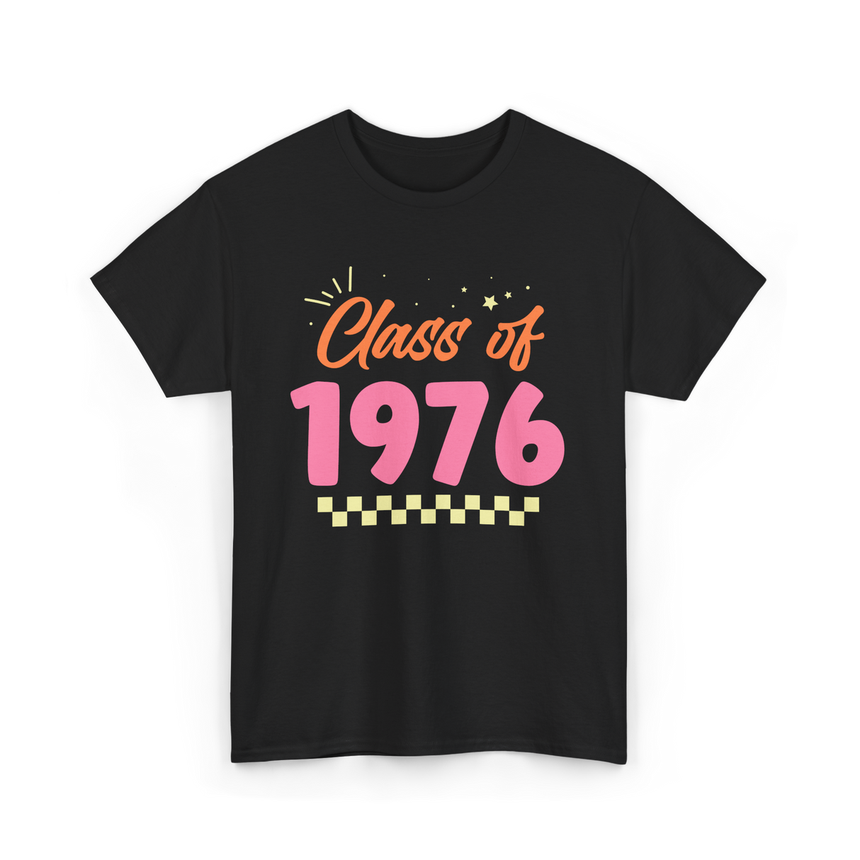 Class of 1976 Reunion Celebration T-Shirt - Black