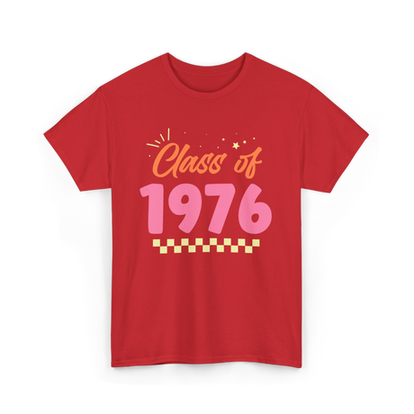 Class of 1976 Reunion Celebration T-Shirt - Red