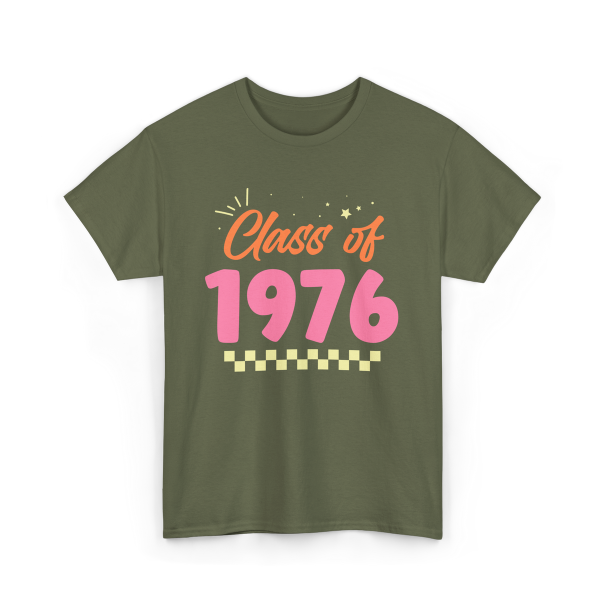 Class of 1976 Reunion Celebration T-Shirt - Military Green