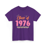 Class of 1976 Reunion Celebration T-Shirt - Purple