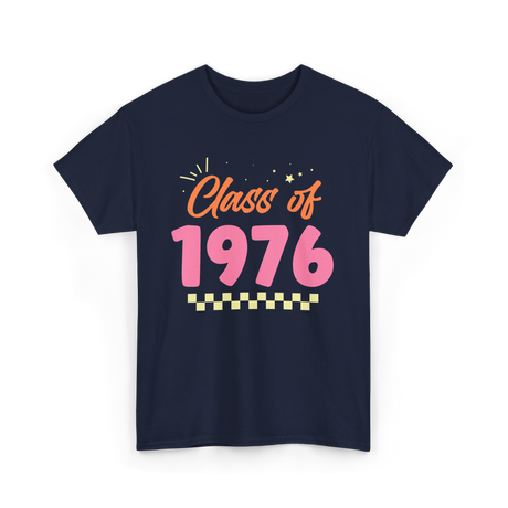 Class of 1976 Reunion Celebration T-Shirt - Navy