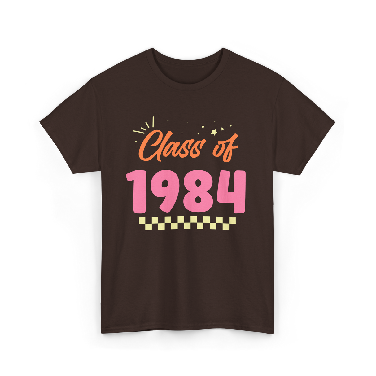 Class of 1984 Reunion Meetup T-Shirt - Dark Chocolate