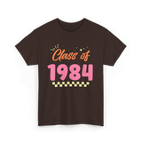 Class of 1984 Reunion Meetup T-Shirt - Dark Chocolate