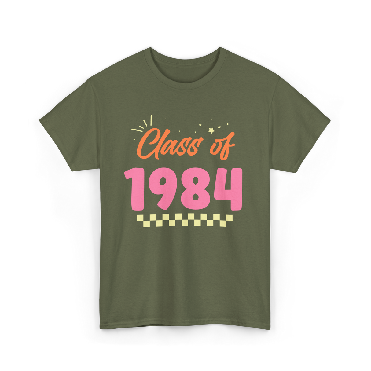 Class of 1984 Reunion Meetup T-Shirt - Military Green