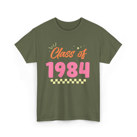 Class of 1984 Reunion Meetup T-Shirt - Military Green