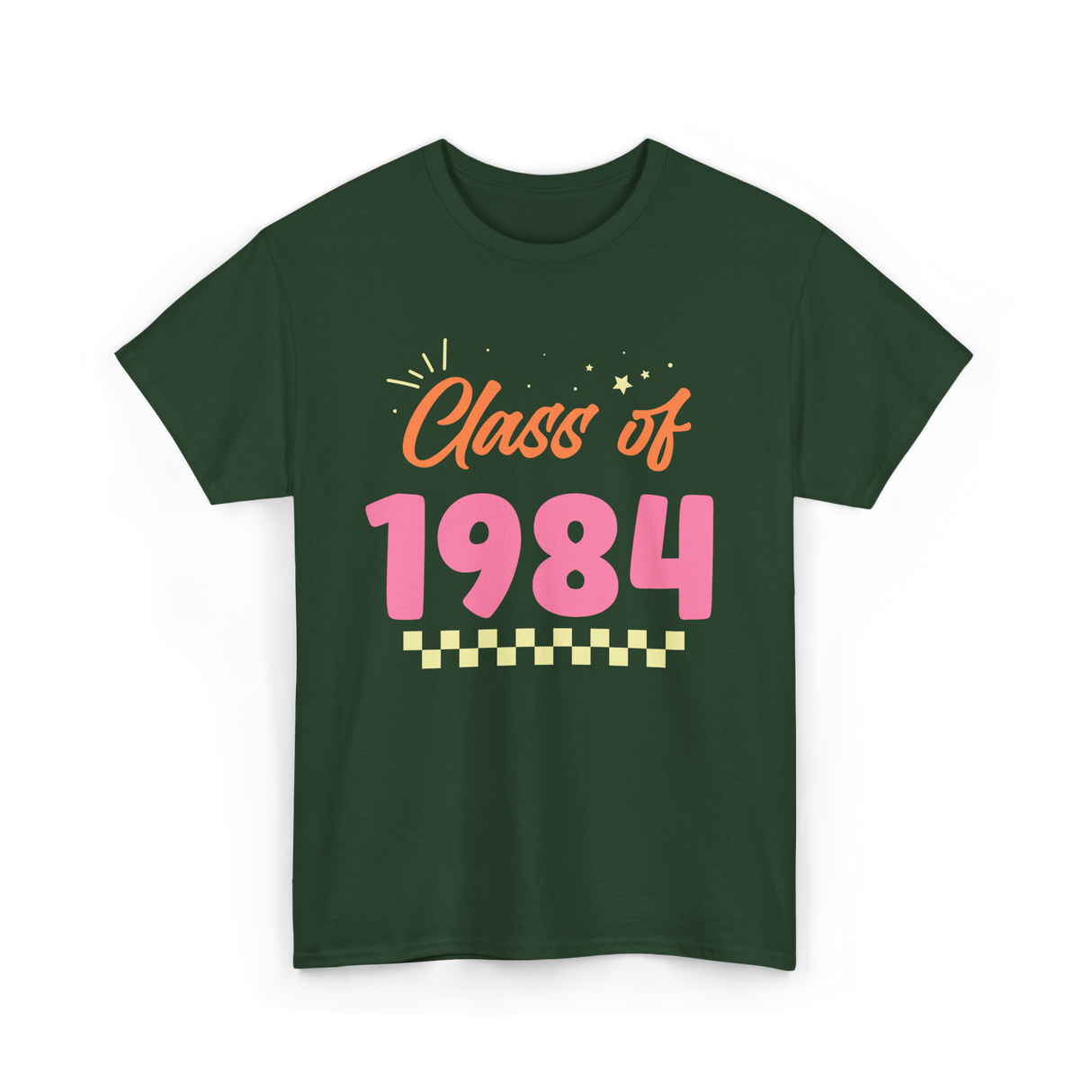 Class of 1984 Reunion Meetup T-Shirt - Forest Green