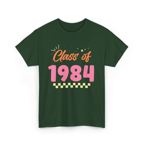 Class of 1984 Reunion Meetup T-Shirt - Forest Green