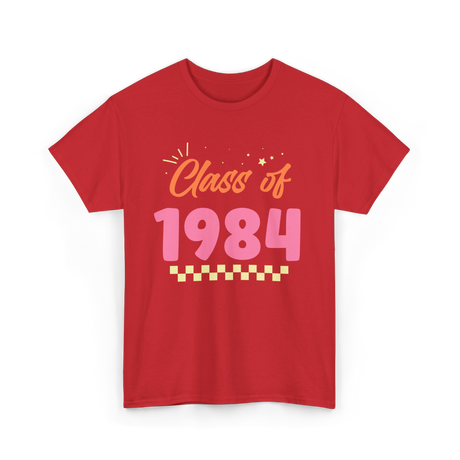 Class of 1984 Reunion Meetup T-Shirt - Red