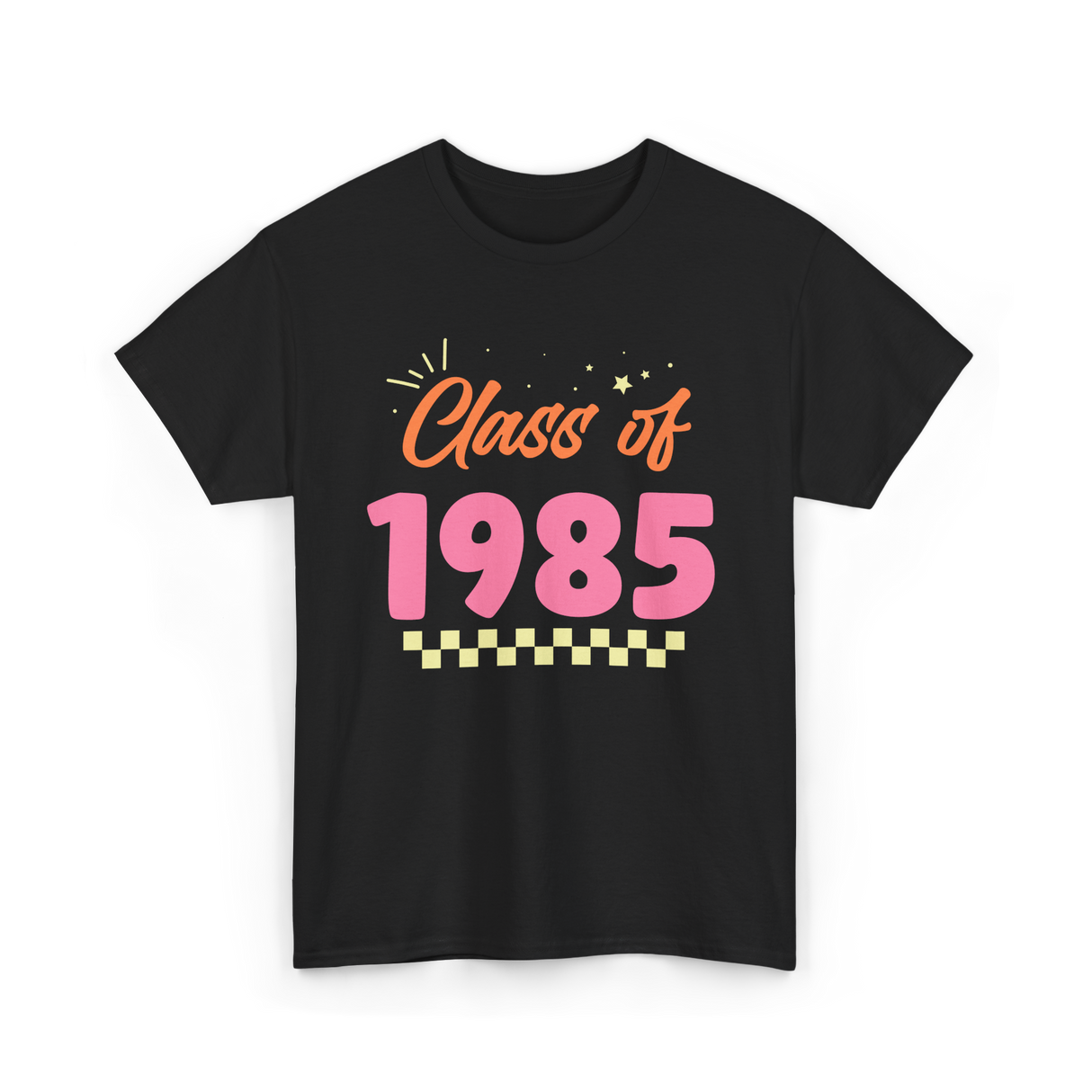 Class of 1985 Reunion Graduation T-Shirt - Black