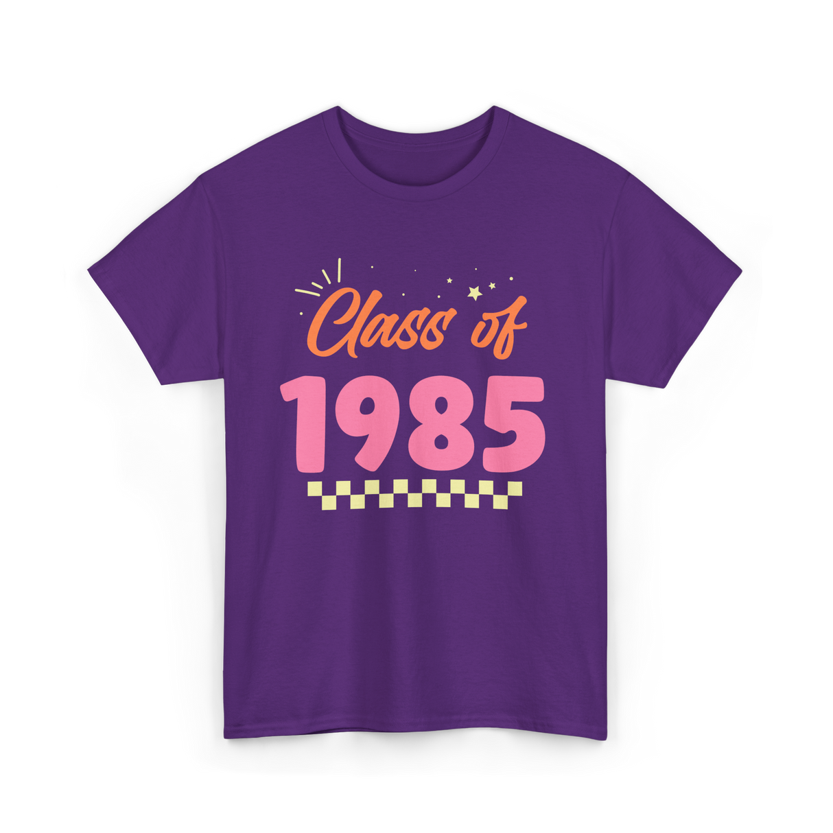 Class of 1985 Reunion Graduation T-Shirt - Purple