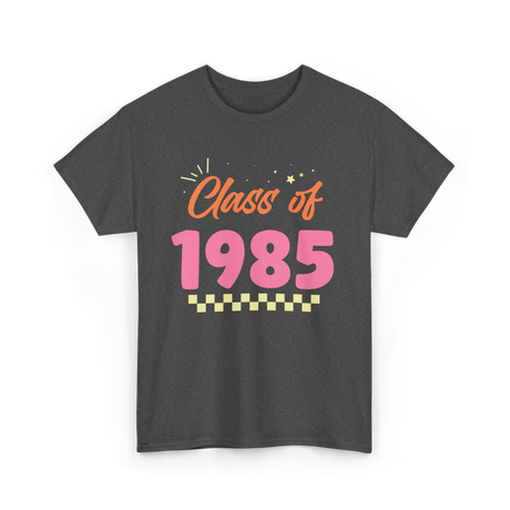 Class of 1985 Reunion Graduation T-Shirt - Dark Heather