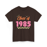 Class of 1985 Reunion Graduation T-Shirt - Dark Chocolate