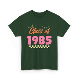 Class of 1985 Reunion Graduation T-Shirt - Forest Green