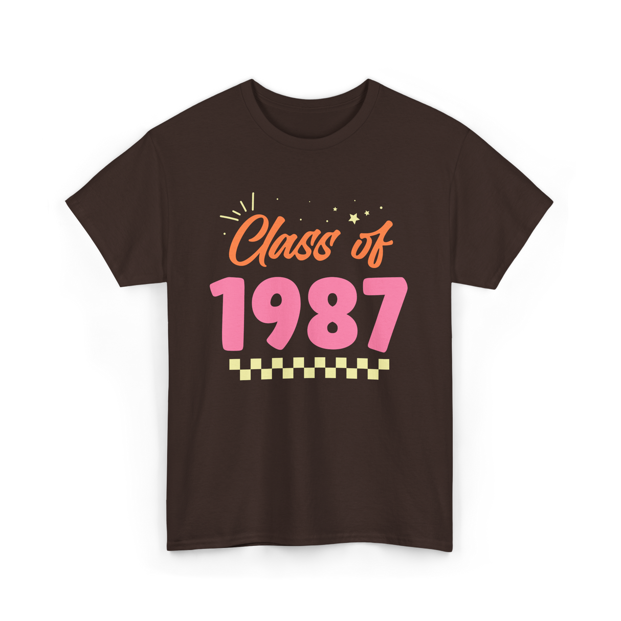 Class of 1987 Reunion Meet-Up T-Shirt - Dark Chocolate