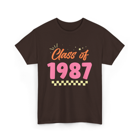 Class of 1987 Reunion Meet-Up T-Shirt - Dark Chocolate