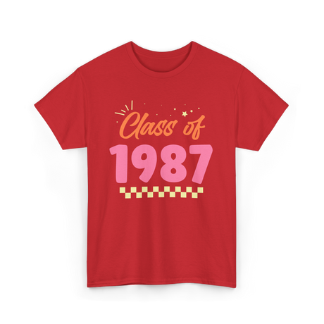 Class of 1987 Reunion Meet-Up T-Shirt - Red