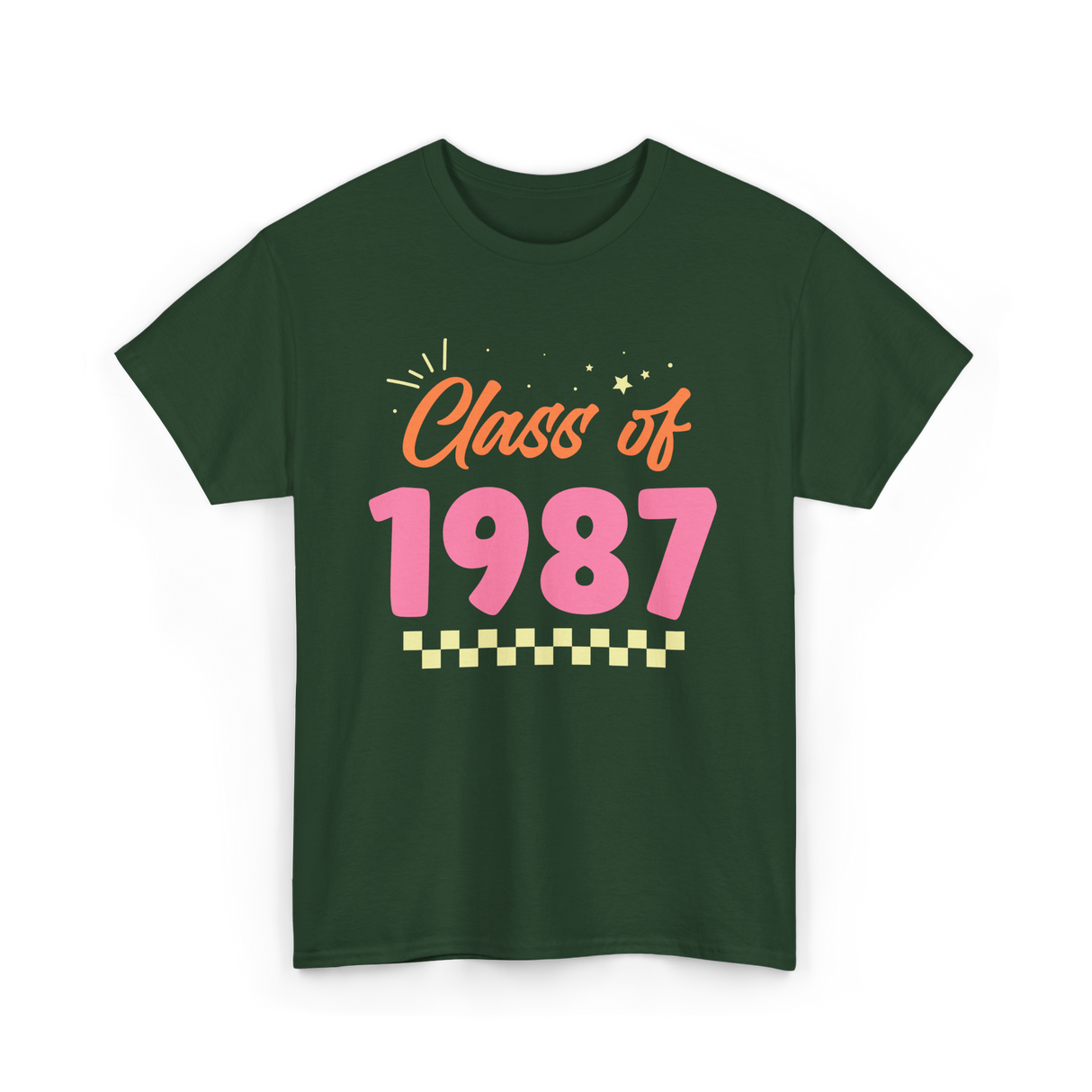 Class of 1987 Reunion Meet-Up T-Shirt - Forest Green