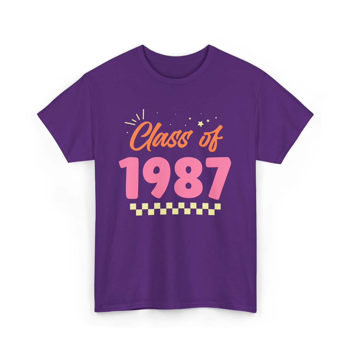 Class of 1987 Reunion Meet-Up T-Shirt - Purple