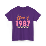 Class of 1987 Reunion Meet-Up T-Shirt - Purple