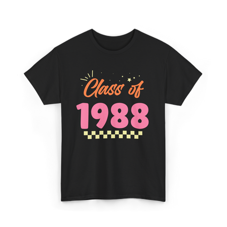 Class of 1988 Reunion Celebration T-Shirt - Black