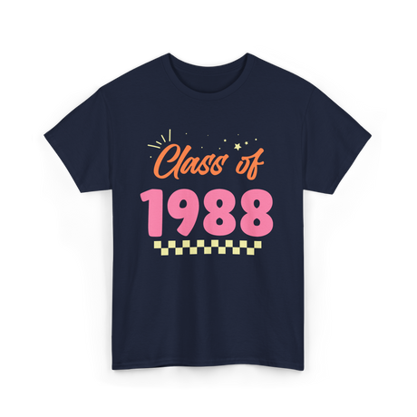 Class of 1988 Reunion Celebration T-Shirt - Navy