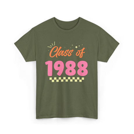 Class of 1988 Reunion Celebration T-Shirt - Military Green