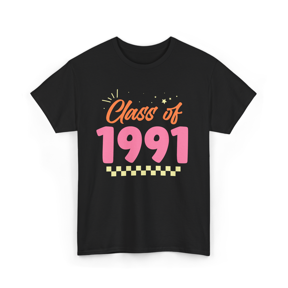 Class of 1991 Reunion Graduation T-Shirt - Black