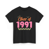 Class of 1991 Reunion Graduation T-Shirt - Black