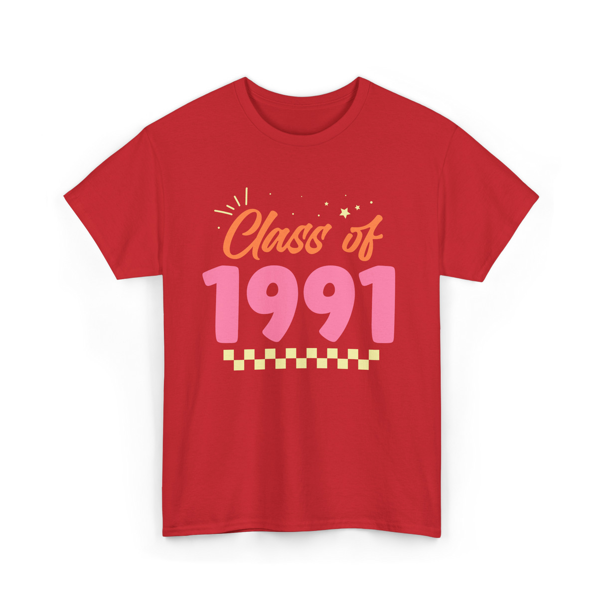 Class of 1991 Reunion Graduation T-Shirt - Red