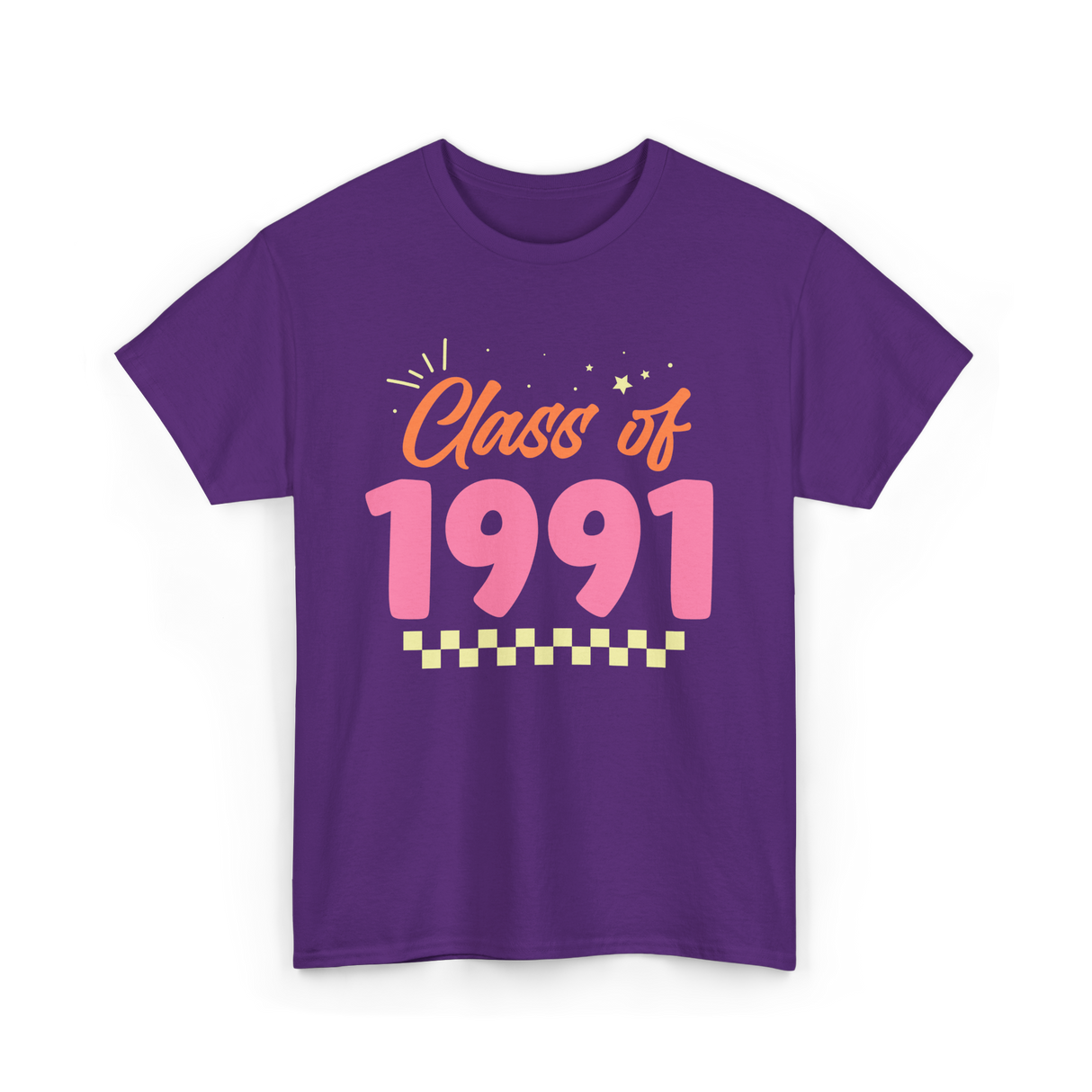 Class of 1991 Reunion Graduation T-Shirt - Purple