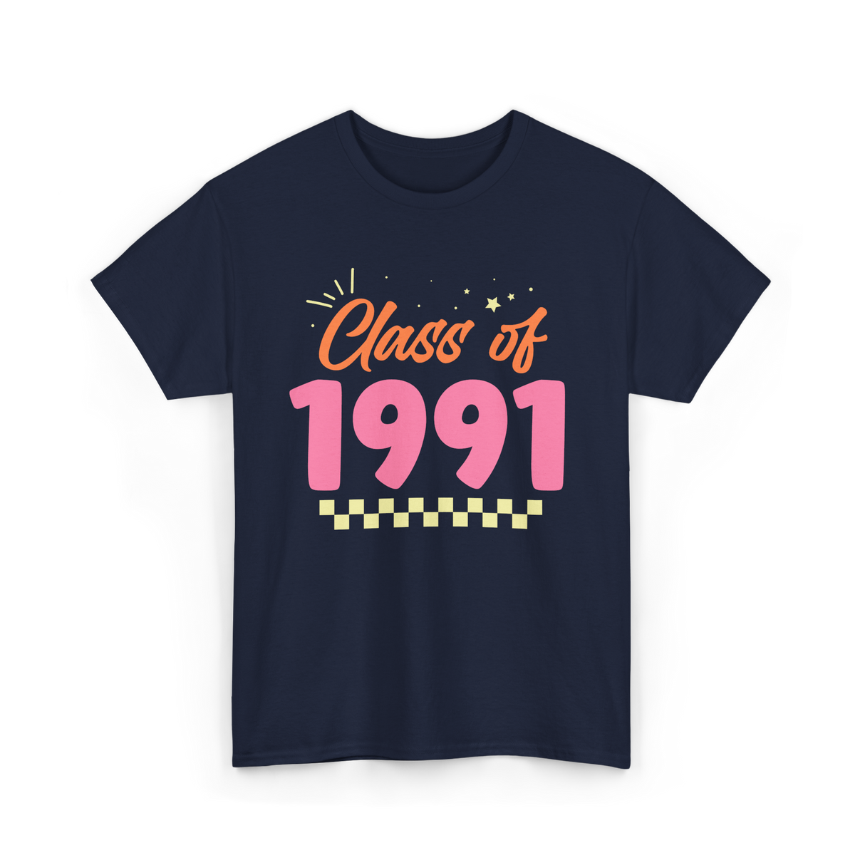 Class of 1991 Reunion Graduation T-Shirt - Navy