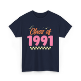 Class of 1991 Reunion Graduation T-Shirt - Navy