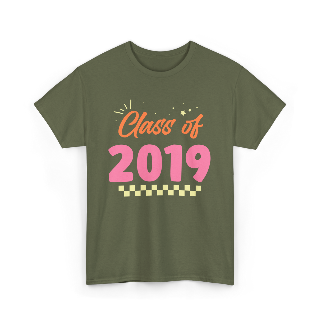 Class of 2019 Reunion Graduation T-Shirt - Military Green