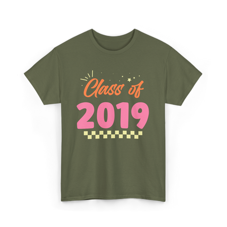 Class of 2019 Reunion Graduation T-Shirt - Military Green