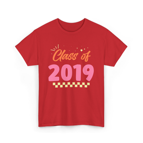 Class of 2019 Reunion Graduation T-Shirt - Red