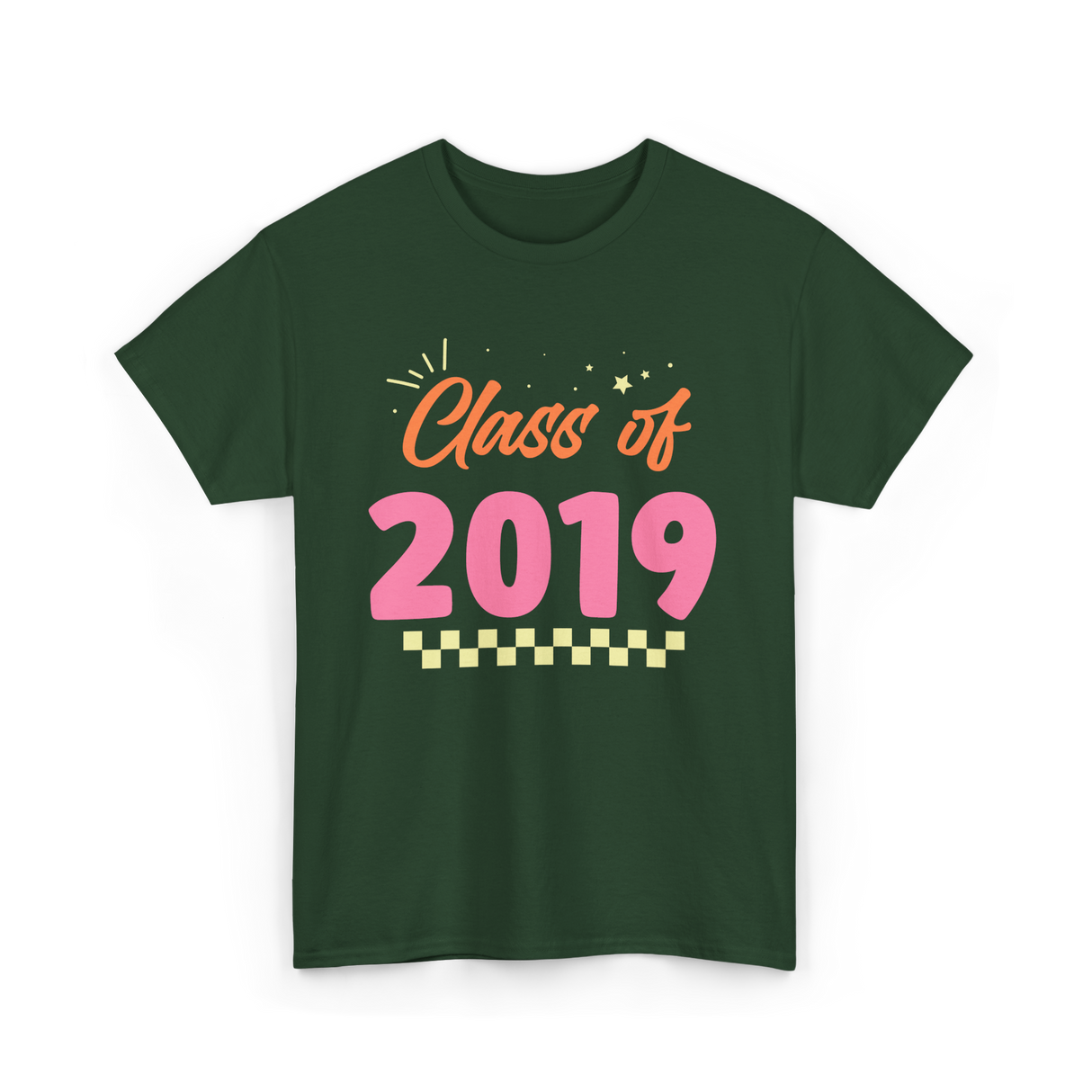 Class of 2019 Reunion Graduation T-Shirt - Forest Green