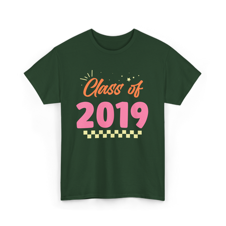 Class of 2019 Reunion Graduation T-Shirt - Forest Green