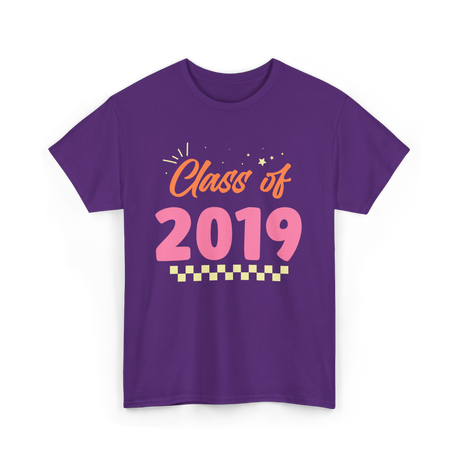 Class of 2019 Reunion Graduation T-Shirt - Purple