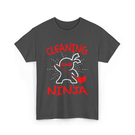 Cleaning Ninja Cleaning Janitor T-Shirt - Dark Heather