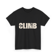 Climb Climbing Sport T-Shirt - Black