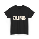 Climb Climbing Sport T-Shirt - Black