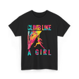 Climb Like A Girl Climbing T-Shirt - Black