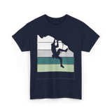 Climber Climbing Bouldering Adventure T-Shirt - Navy