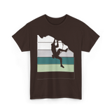 Climber Climbing Bouldering Adventure T-Shirt - Dark Chocolate