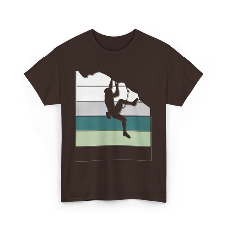 Climber Climbing Bouldering Adventure T-Shirt - Dark Chocolate