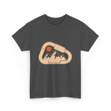 Climbing Mountains Carabiner T-Shirt - Dark Heather