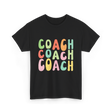 Coach Groovy Retro Coaching T-Shirt - Black