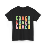 Coach Groovy Retro Coaching T-Shirt - Black