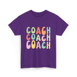 Coach Groovy Retro Coaching T-Shirt - Purple