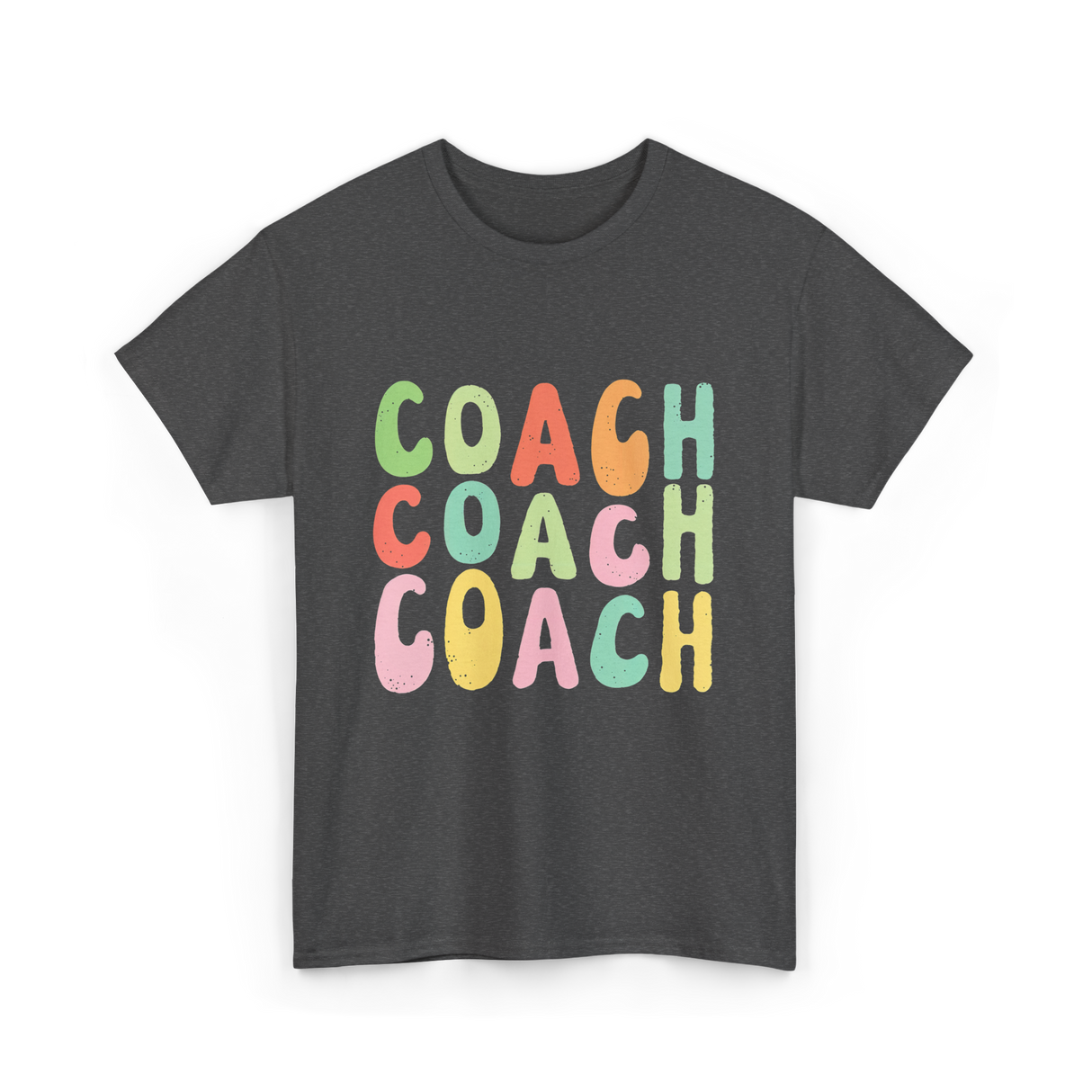 Coach Groovy Retro Coaching T-Shirt - Dark Heather